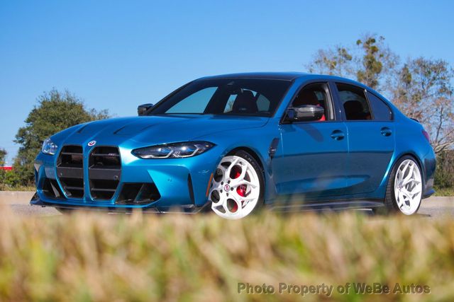 2023 BMW M3 1 of 2 Atlantic Blue Individual, 6-Speed Manual, 700+ HP, Full Carbon - 22980640 - 47