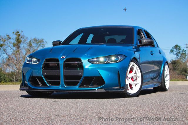 2023 BMW M3 1 of 2 Atlantic Blue Individual, 6-Speed Manual, 700+ HP, Full Carbon - 22980640 - 48
