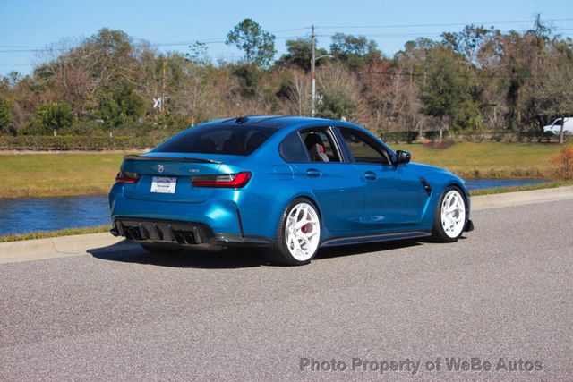 2023 BMW M3 1 of 2 Atlantic Blue Individual, 6-Speed Manual, 700+ HP, Full Carbon - 22980640 - 4