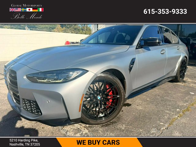 2023 BMW M3 M3/6-SpeedManual/RARE FROZEN PURE GREY/ExecuPkg/CarbonFiberTrim - 22929409 - 0
