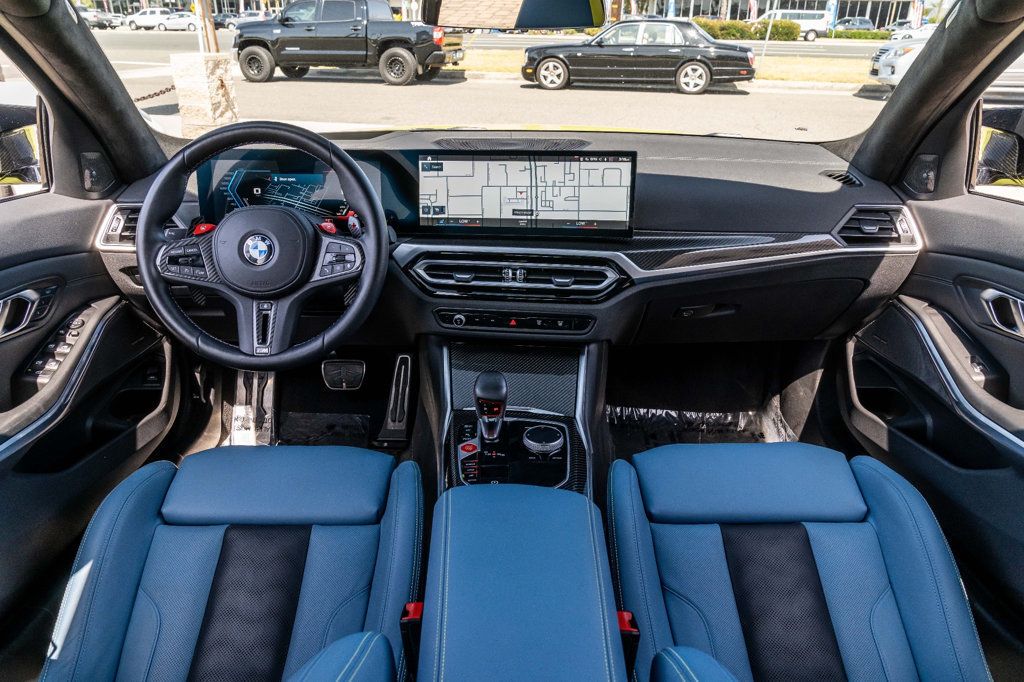 2023 BMW M3 M CARBON EXTERIOR PACKAGE!!! YAS MARINA BLUE INTERIOR - 22431925 - 5