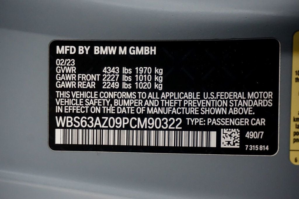 2023 BMW M4 *CSL Coupe* *Full Carbon Bucket Seats* *Full PPF* *$145k+MSRP* - 23022061 - 17