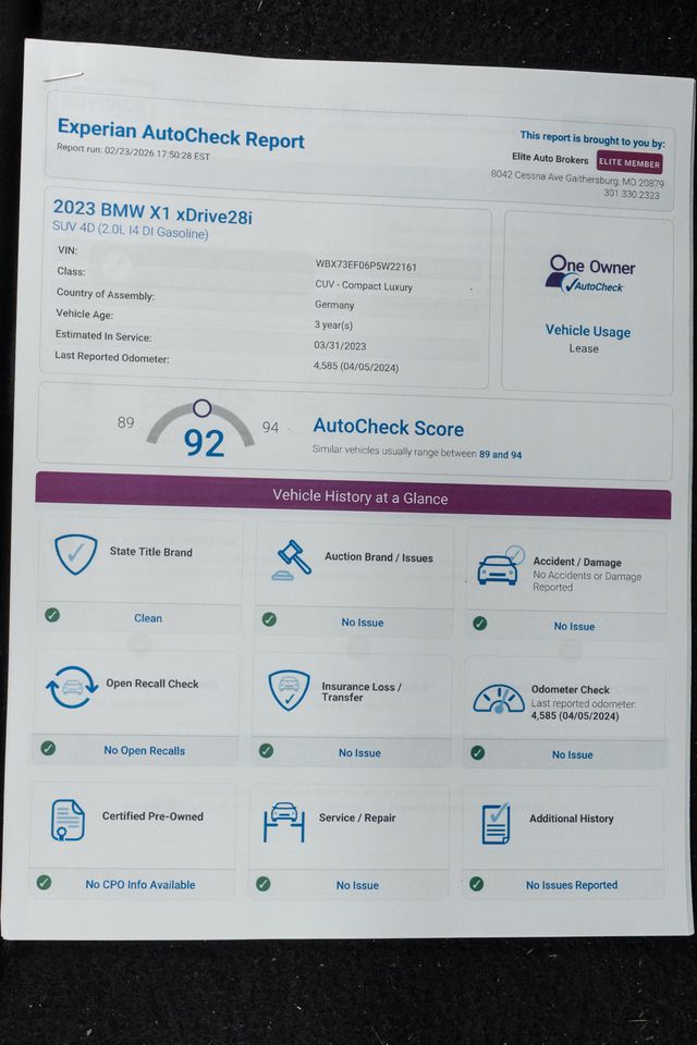 2023 BMW X1 xDrive28i Sports Activity Vehicle - 22994280 - 46