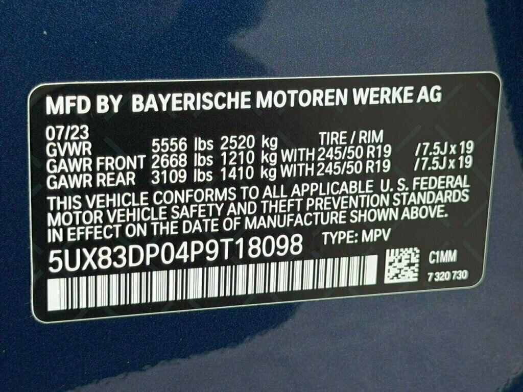 2023 BMW X3 M40i Sports Activity Vehicle - 23024820 - 52