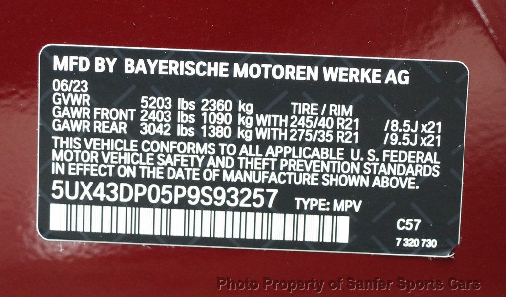 2023 BMW X3 sDrive30i Sports Activity Vehicle - 23050551 - 47