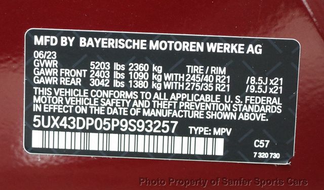 2023 BMW X3 sDrive30i Sports Activity Vehicle - 23050551 - 47
