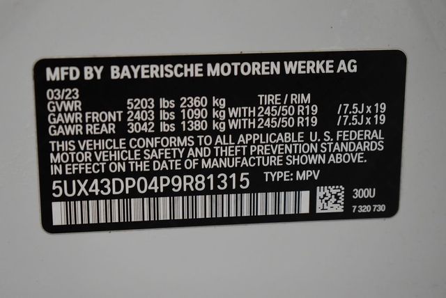 2023 BMW X3 sDrive30i Sports Activity Vehicle - 22938891 - 40