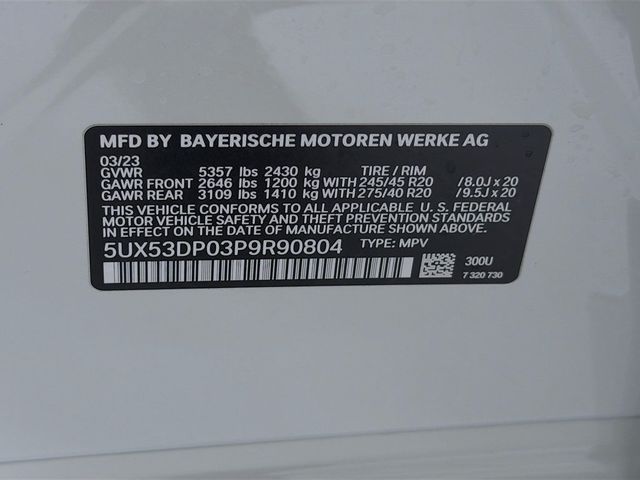 2023 BMW X3 xDrive30i Sports Activity Vehicle - 23026403 - 33