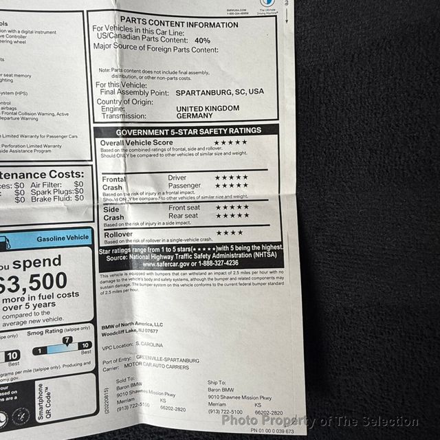 2023 BMW X3 xDRVIE 30i SPORTS ACTIVITY W/M SPORT, DYNAMIC & PREM PKG - 23044594 - 54