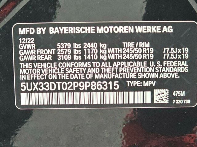 2023 BMW X4 xDrive30i Sports Activity - 22951281 - 44