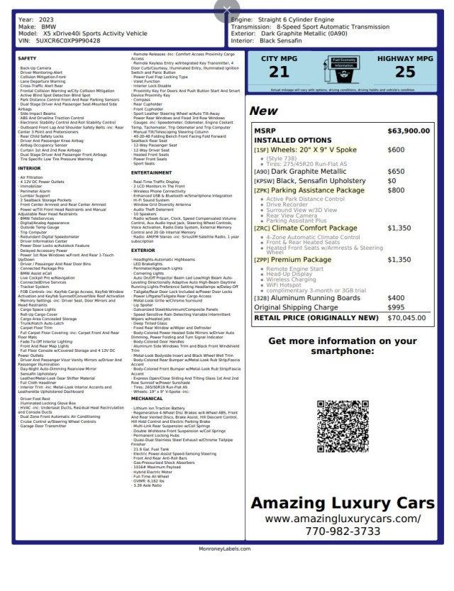 2023 BMW X5 xDrive40i Sports Activity Vehicle - 23054654 - 24