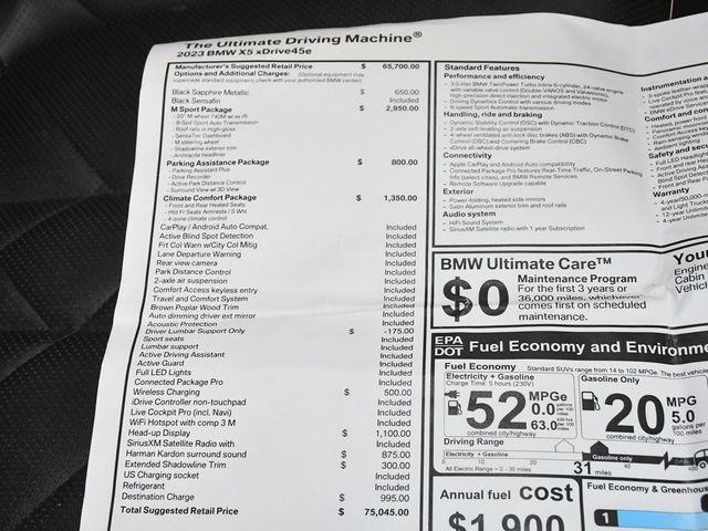 2023 BMW X5 xDrive45e - 22936008 - 73