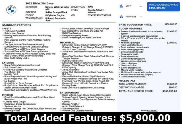 2023 BMW XM Sports Activity Vehicle - 22955504 - 2