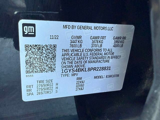 2023 Cadillac Escalade 4WD 4dr Premium Luxury - 23096302 - 45