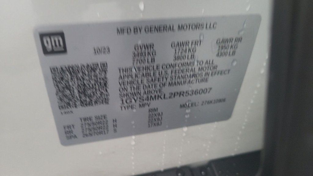 2023 Cadillac Escalade ESV 4WD 4dr Premium Luxury Platinum - 22969156 - 23