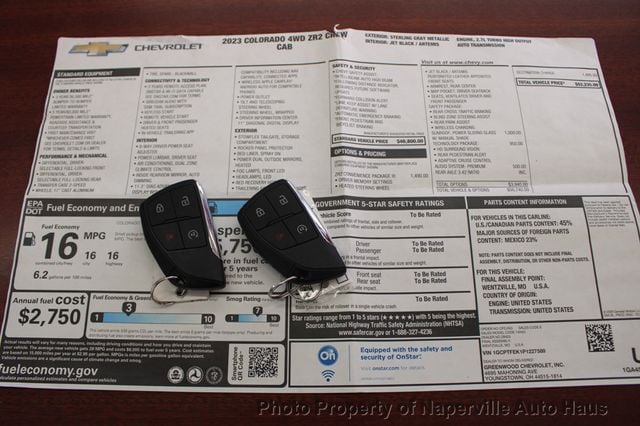 2023 Chevrolet Colorado 4WD Crew Cab ZR2 - 23043332 - 52