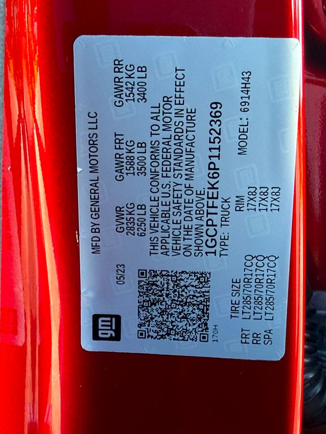 2023 Chevrolet Colorado 4WD Crew Cab ZR2 - 22936226 - 38