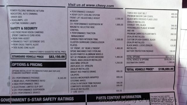 2023 Chevrolet Corvette Supercharged Convertible - 22928783 - 95
