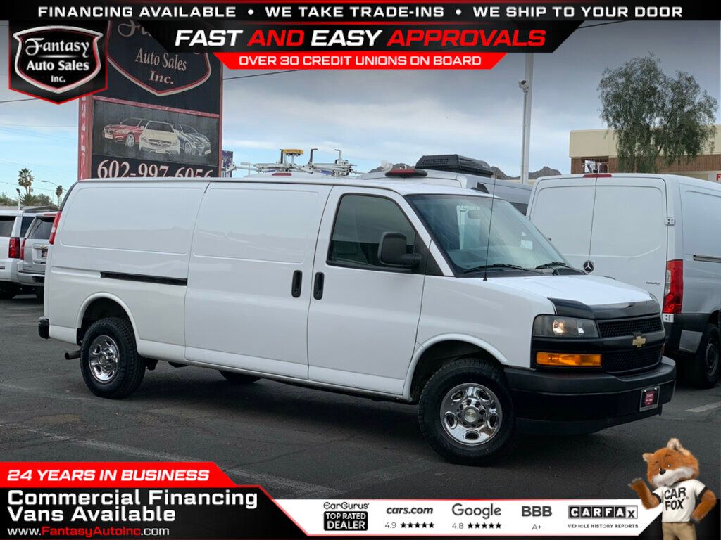 2023 Chevrolet Express Cargo Van RWD 2500 155" 1-owner Low Miles Cargo  - 22981616 | Video 1
