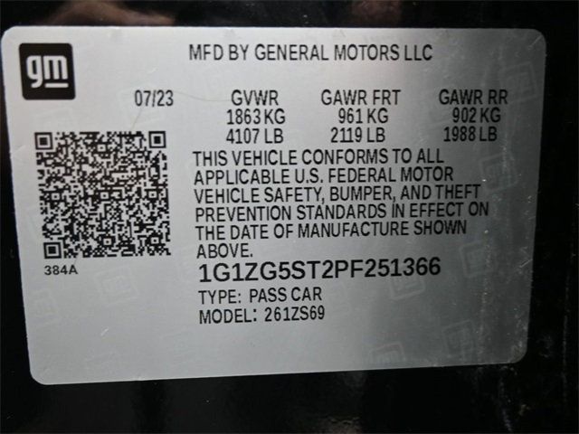 2023 Chevrolet Malibu 4dr Sedan RS - 22956786 - 6