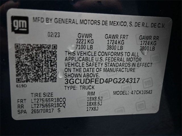 2023 Chevrolet Silverado 1500 4WD Crew Cab 147" LT Trail Boss - 22914561 - 3