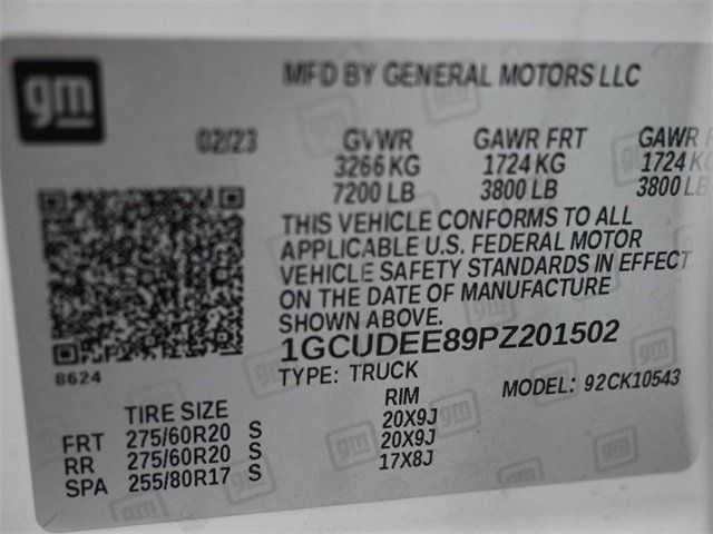 2023 Chevrolet Silverado 1500 4WD Crew Cab 147" RST - 22921160 - 3