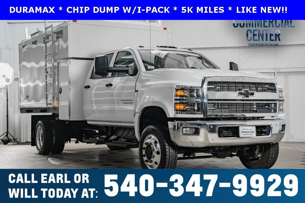 2023 Chevrolet Silverado 5500HD 5500HD CREW 4X4 * 6.6 DURAMAX * CHIPPER DUMP W/ I-PACK - 22684534 - 0