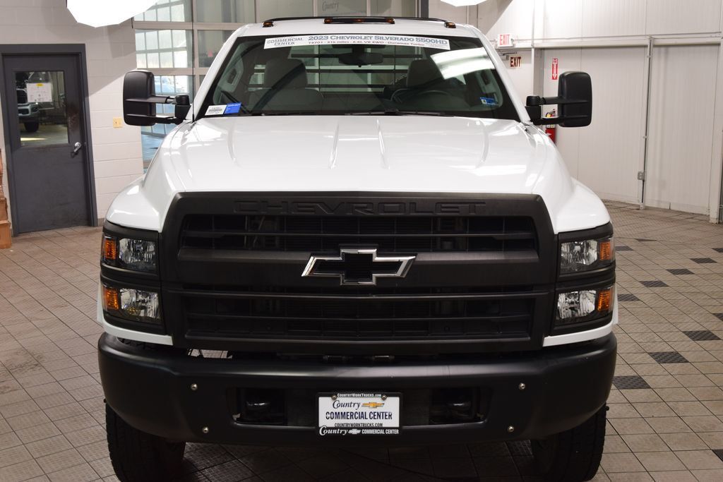 2023 Chevrolet Silverado 5500HD 5500HD REG CAB 4X4 * DURAMAX * 11' FLATBED * 1 OWNER - 23004138 - 1