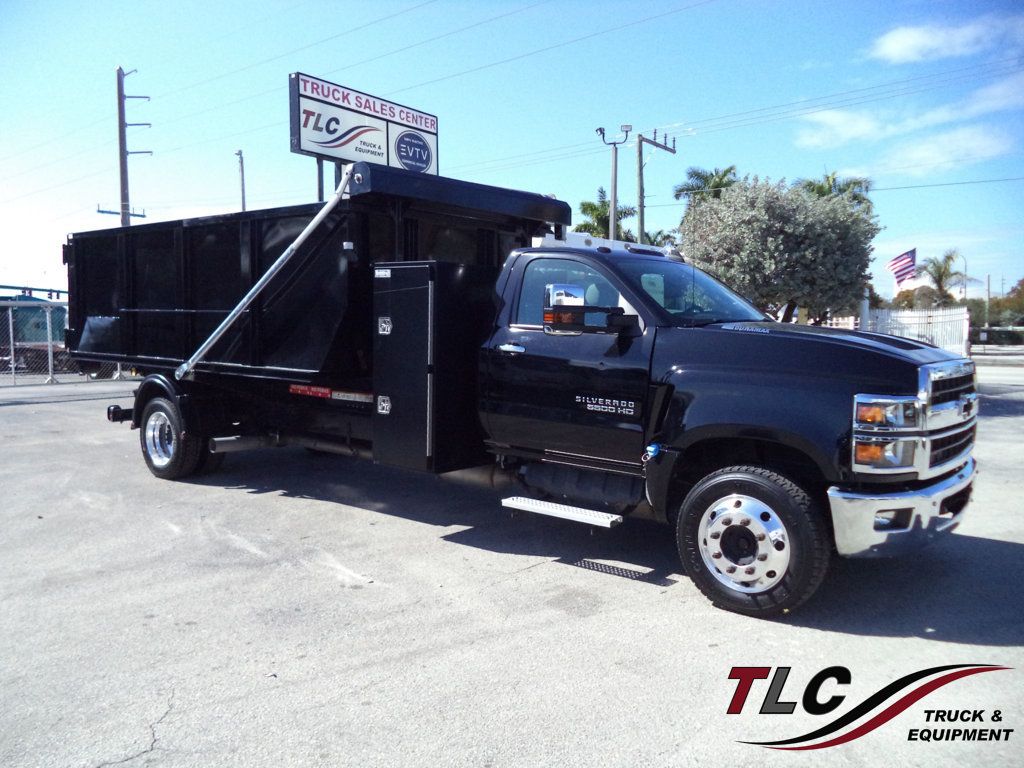 2023 Chevrolet Silverado 6500HD w/ 14' Switch-N-Go Drop Box Dumpster Bin Roll Off Truck - 22985941 | Video 1