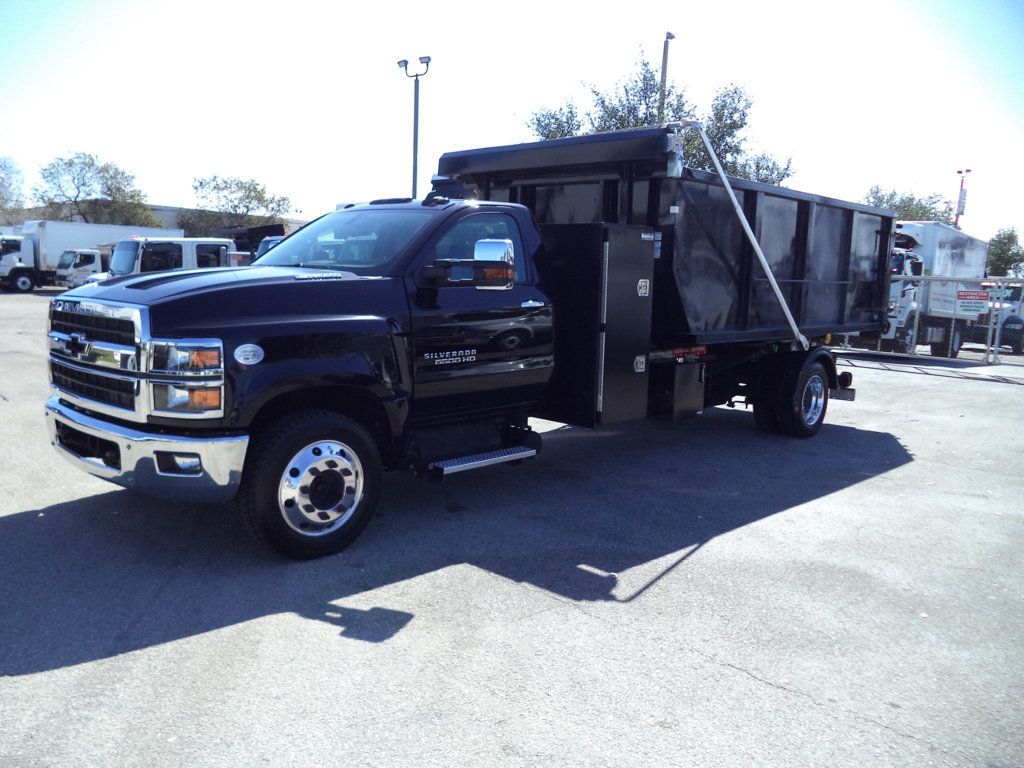 2023 Chevrolet Silverado 6500HD w/ 14' Switch-N-Go Drop Box Dumpster Bin Roll Off Truck - 22985941 - 2