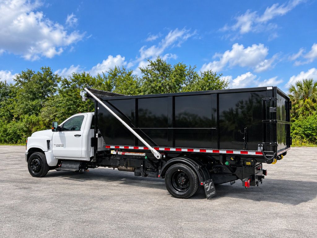 2023 Chevrolet Silverado 6500HD w/ NEW 14ft Switch N Go Dumpster Bin Roll Off Truck - 23090572 - 13