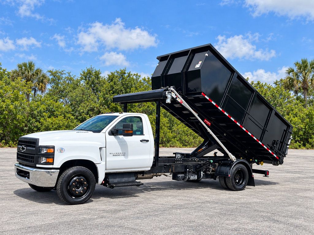 2023 Chevrolet Silverado 6500HD w/ NEW 14ft Switch N Go Dumpster Bin Roll Off Truck - 23090572 - 28