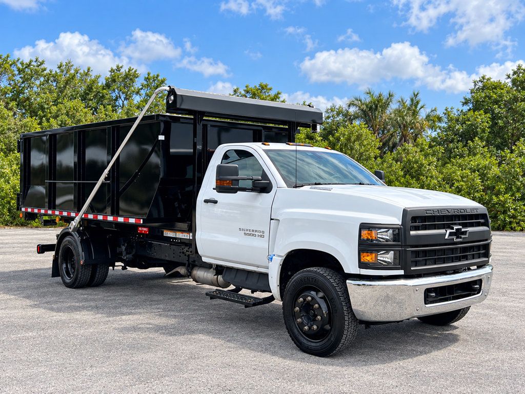 2023 Chevrolet Silverado 6500HD w/ NEW 14ft Switch N Go Dumpster Bin Roll Off Truck - 23090572 - 6