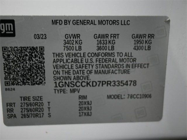 2023 Chevrolet Suburban 2WD 4dr LT - 22945208 - 7