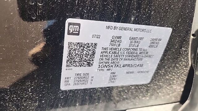 2023 Chevrolet Tahoe 4WD 4dr High Country - 23015848 - 23