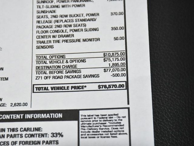 2023 Chevrolet Tahoe Z71 - 22949524 - 68