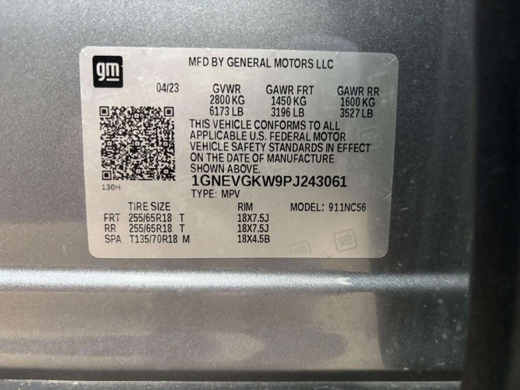 2023 Chevrolet Traverse AWD 4dr LT Cloth w/1LT - 23015335 - 38