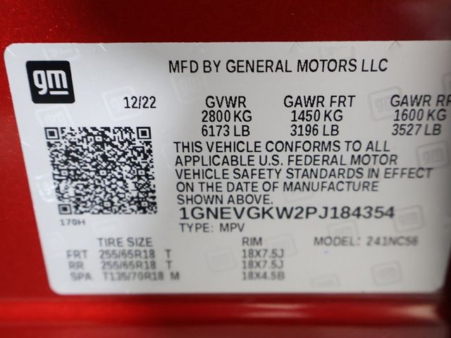 2023 Chevrolet Traverse AWD 4dr LT Cloth w/1LT - 22909220 - 57