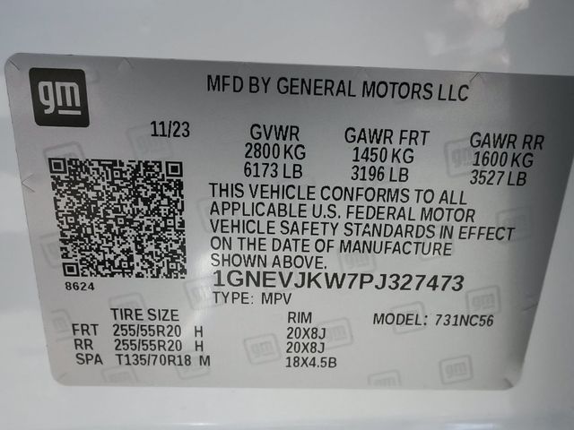 2023 Chevrolet Traverse RS - 23098872 - 15
