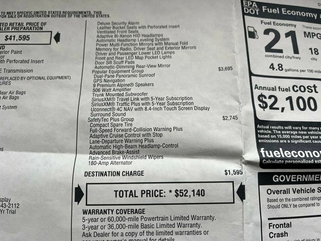 2023 Chrysler 300 Touring L All Wheel Drive 1-Owner Estate Car - 22979785 - 47