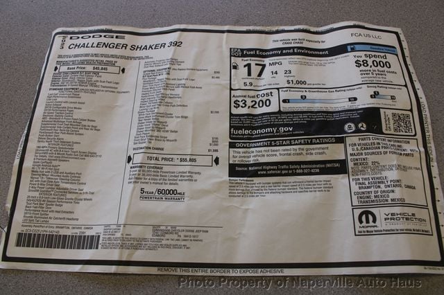 2023 Dodge Challenger R/T SCAT PACK SHAKER 392 CONVERTIBLE - 22955328 - 55