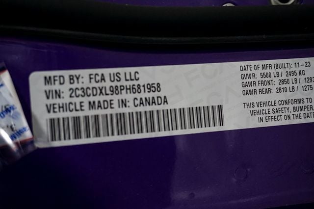 2023 Dodge Charger *SRT Hellcat* *Widebody Jailbreak* *Plum Crazy* *Only 1600 Miles - 23027106 - 19