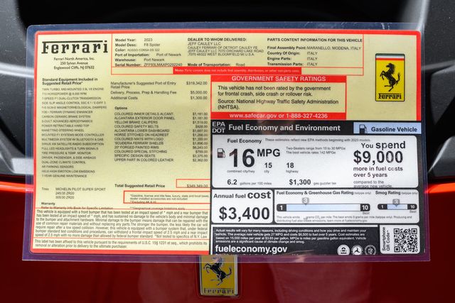 2023 Ferrari F8 Spider Convertible - 23015725 - 50