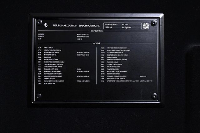 2023 Ferrari F8 Spider Convertible - 22943075 - 29