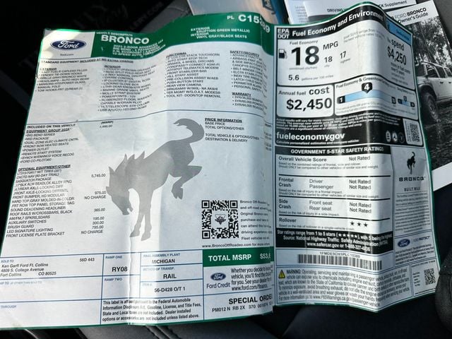 2023 Ford Bronco Big Bend 2 Door Advanced 4x4 - 22986331 - 38