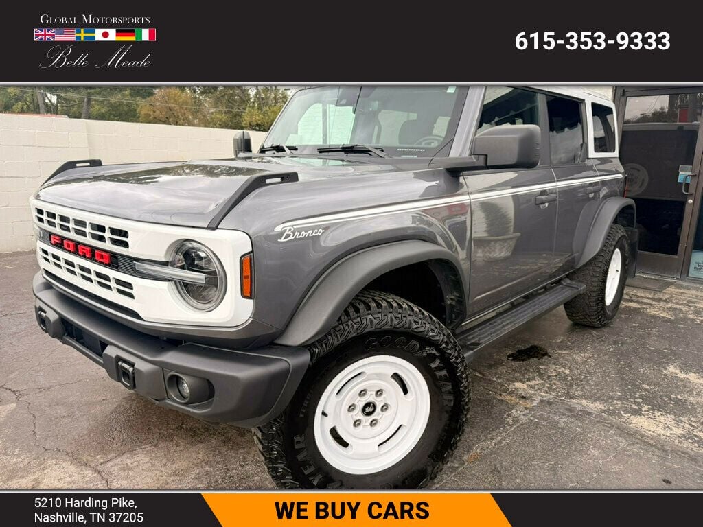 2023 Ford Bronco HeritageEdition/SasquatchPkg/BlindSpotMonitor/LaneKeepAssist/NAV - 22936719 - 0
