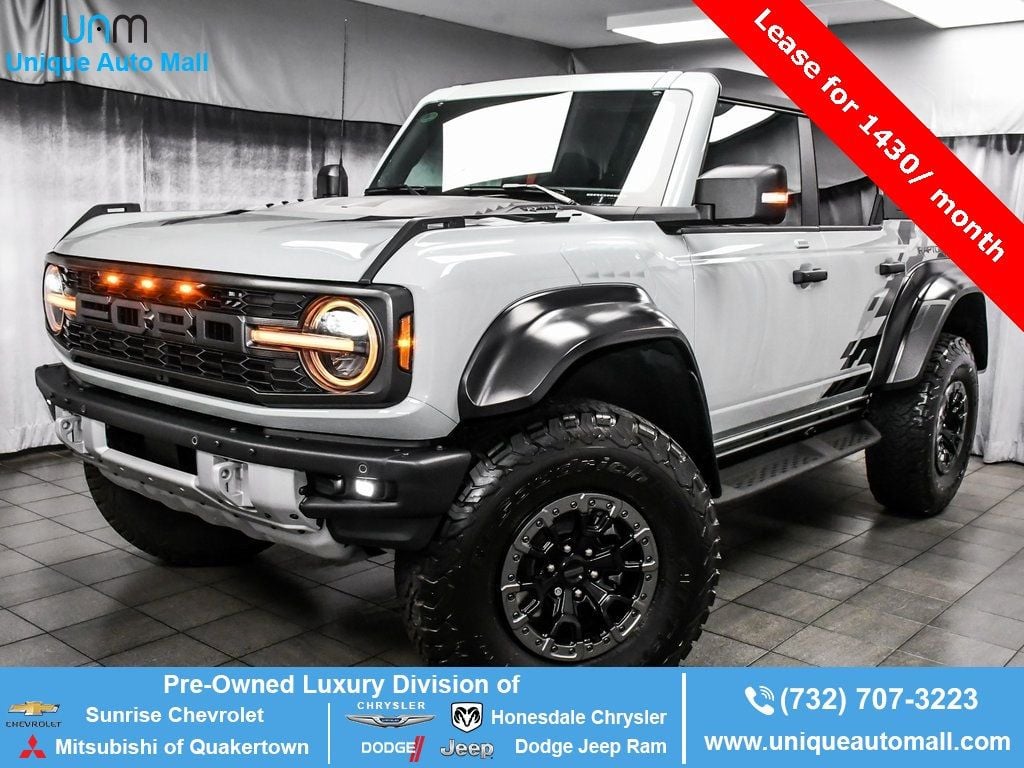 2023 Used Ford Bronco Raptor at Unique Auto Mall Serving South Amboy, NJ,  IID 22390029