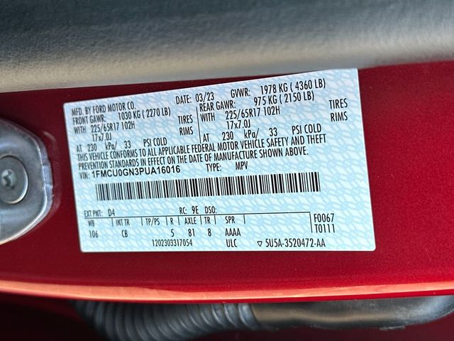 2023 Ford Escape Active FWD - 22970142 - 22