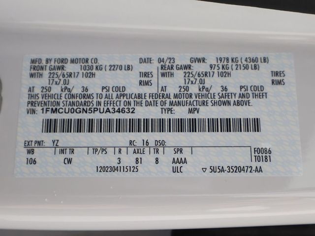 2023 Ford Escape Active FWD - 23012009 - 51
