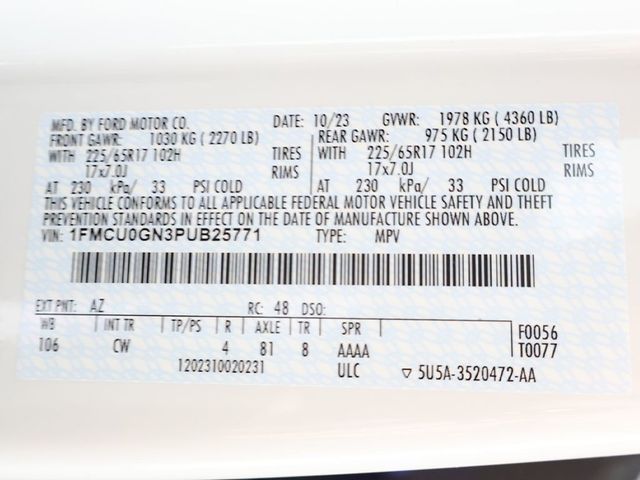 2023 Ford Escape Active FWD - 23028129 - 56